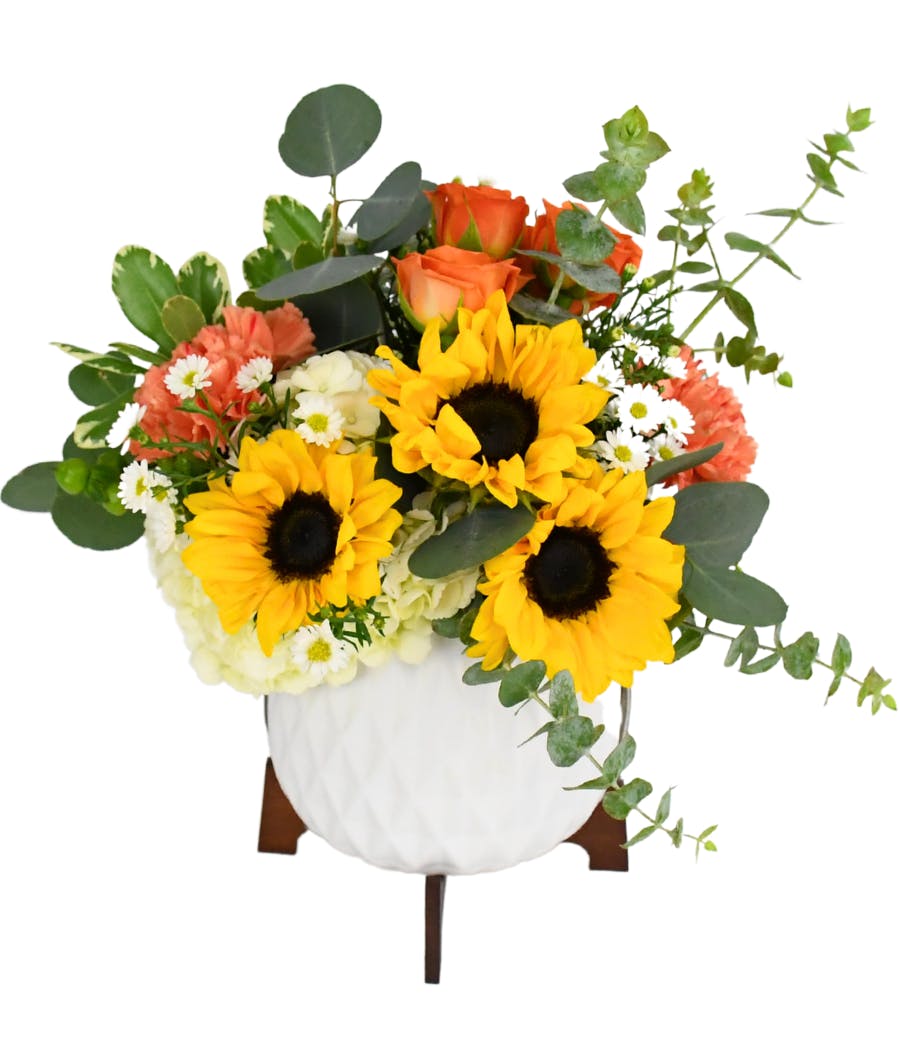 MidMod Sunshine Arrangement Columbia MO Flower Delivery