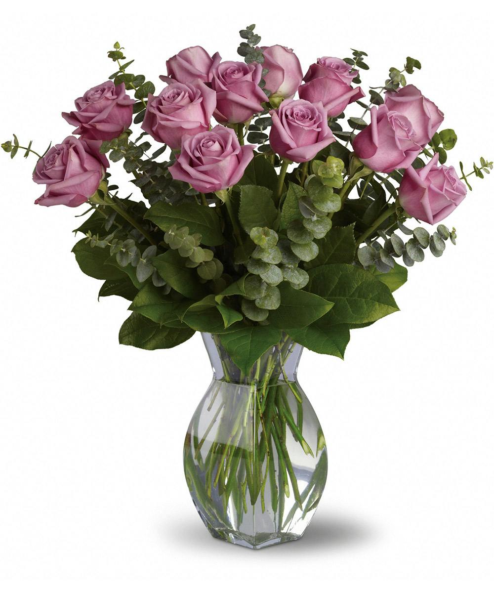 Lavender Wishes: Dozen Lavender Roses | Columbia MO Flower ...