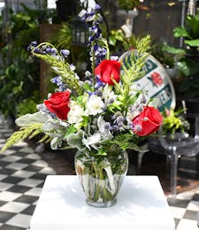 Red, White and Bloom Bouquet