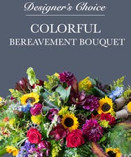 Colorful Bereavement Bouquet