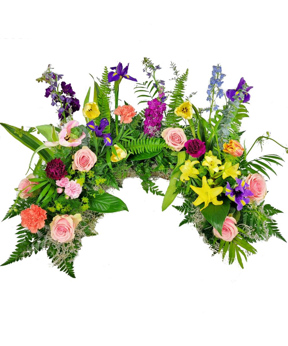 Spring Blooms U-Shape Arrangement